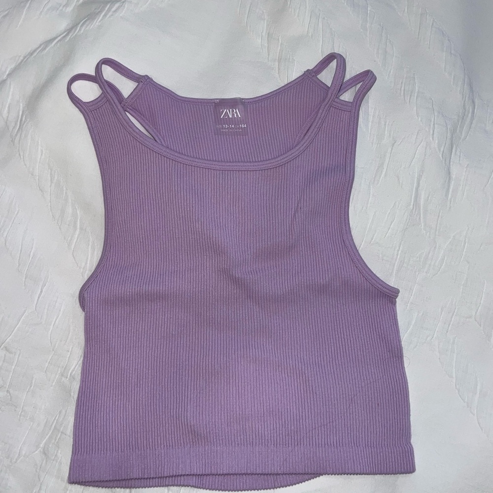 Purple tank top